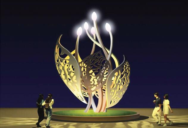 東莞七度照明藝術(shù)造型景觀(guān)燈設計圖