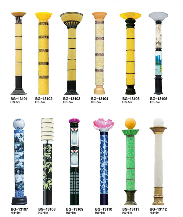 仿云石景觀(guān)燈柱圖片選型大全